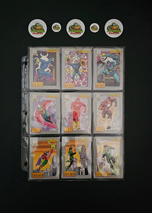 Impel DC Cosmic Series 1 (1992) Complete 180-Trading Cards