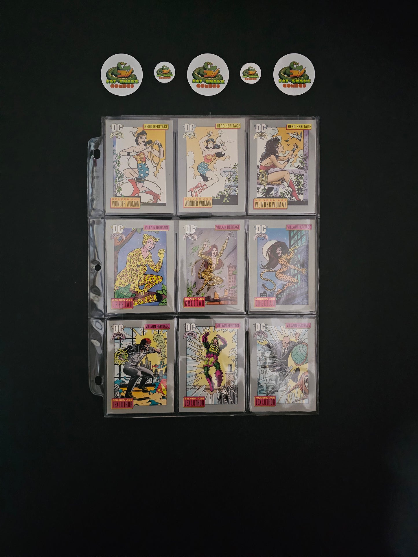 Impel DC Cosmic Series 1 (1992) Complete 180-Trading Cards