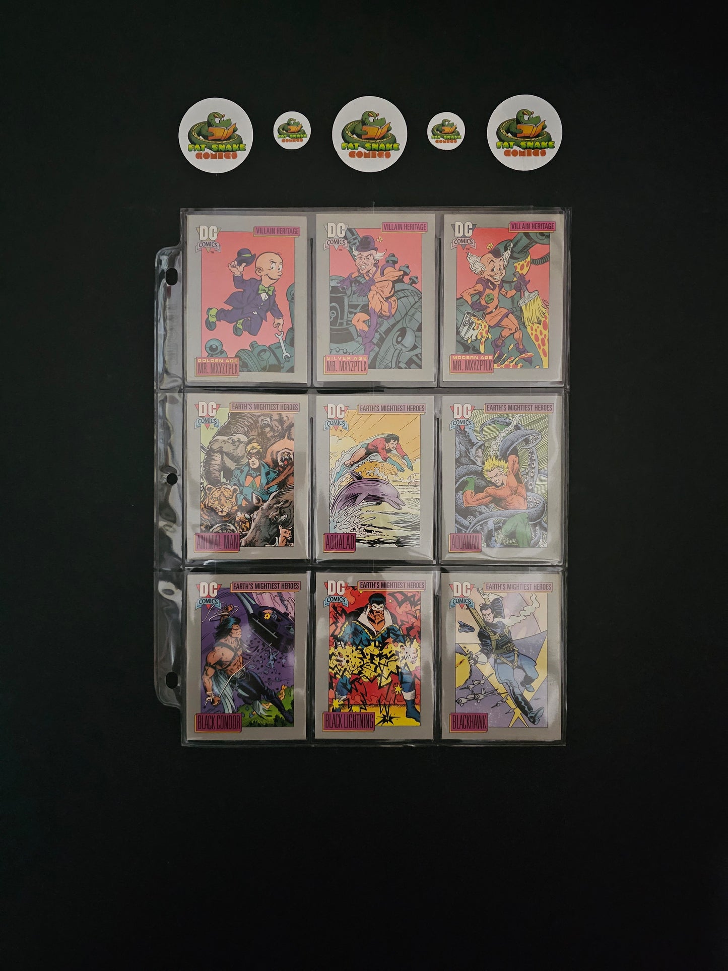 Impel DC Cosmic Series 1 (1992) Complete 180-Trading Cards