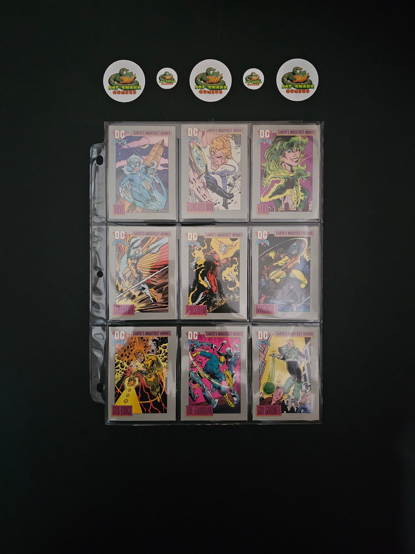 Impel DC Cosmic Series 1 (1992) Complete 180-Trading Cards