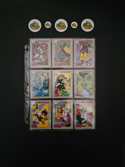 Impel DC Cosmic Series 1 (1992) Complete 180-Trading Cards
