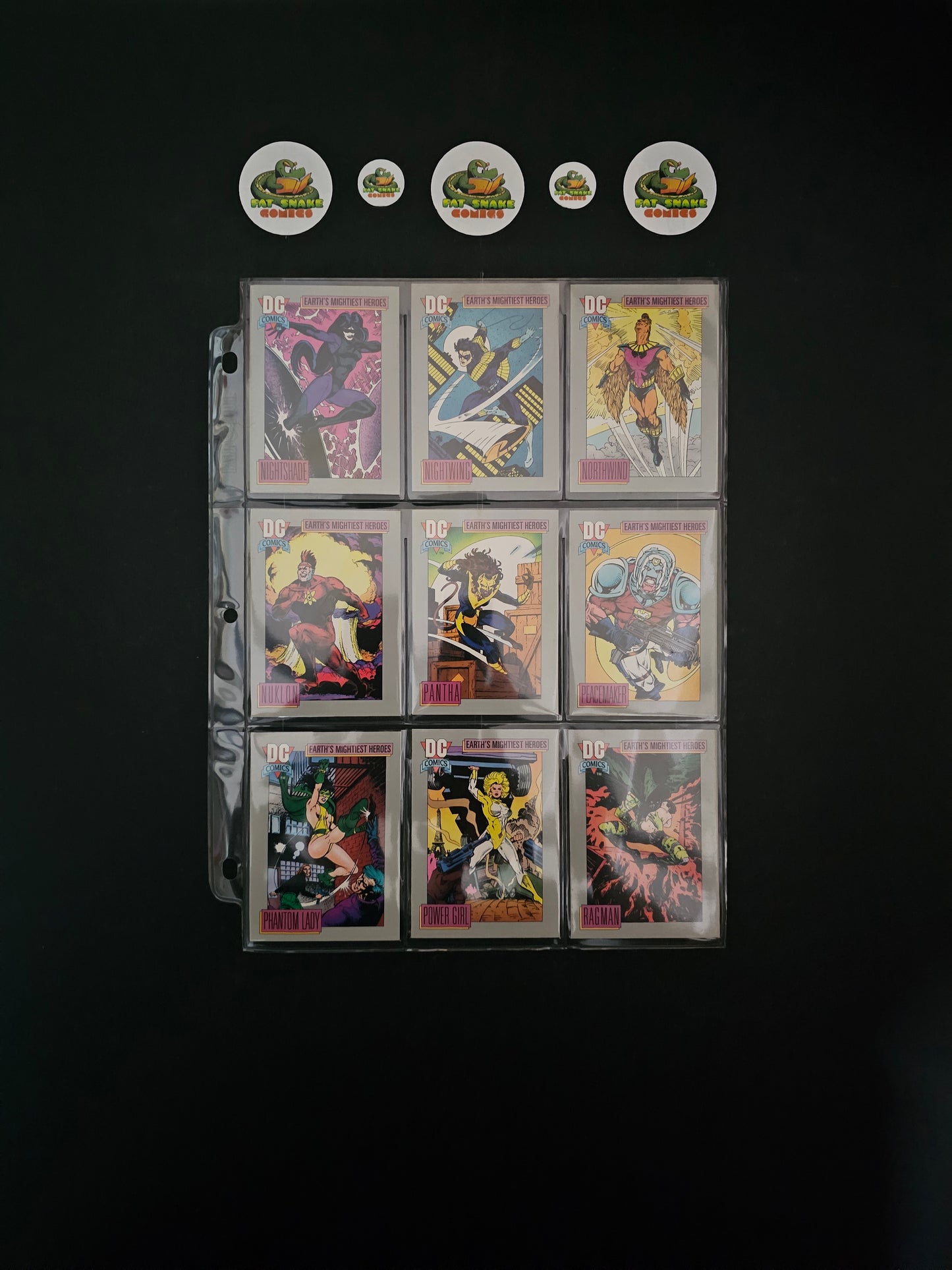 Impel DC Cosmic Series 1 (1992) Complete 180-Trading Cards