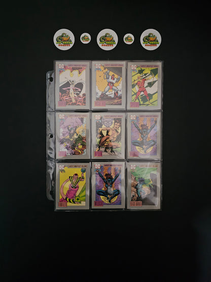 Impel DC Cosmic Series 1 (1992) Complete 180-Trading Cards