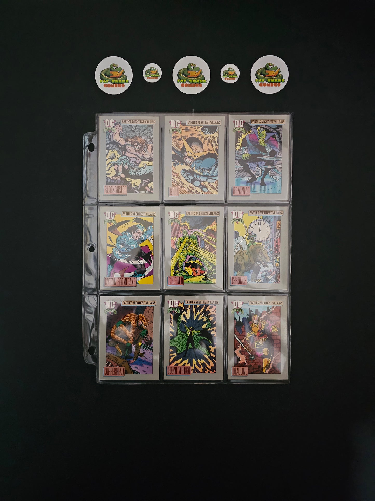 Impel DC Cosmic Series 1 (1992) Complete 180-Trading Cards