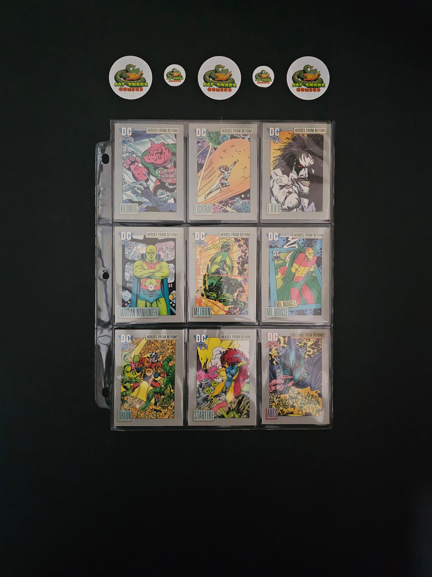 Impel DC Cosmic Series 1 (1992) Complete 180-Trading Cards