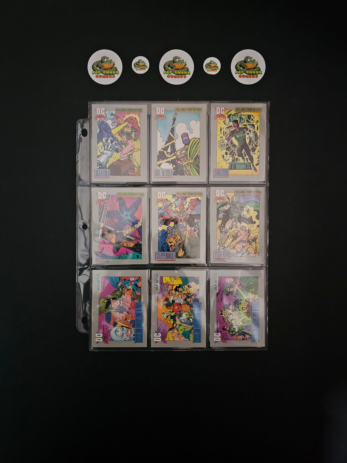 Impel DC Cosmic Series 1 (1992) Complete 180-Trading Cards