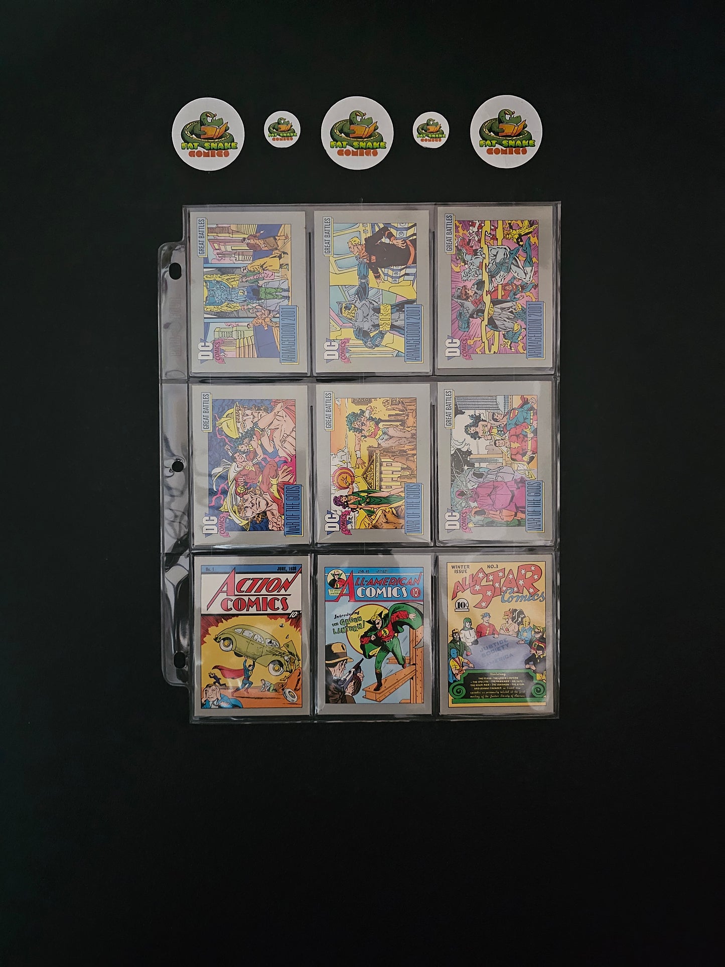 Impel DC Cosmic Series 1 (1992) Complete 180-Trading Cards
