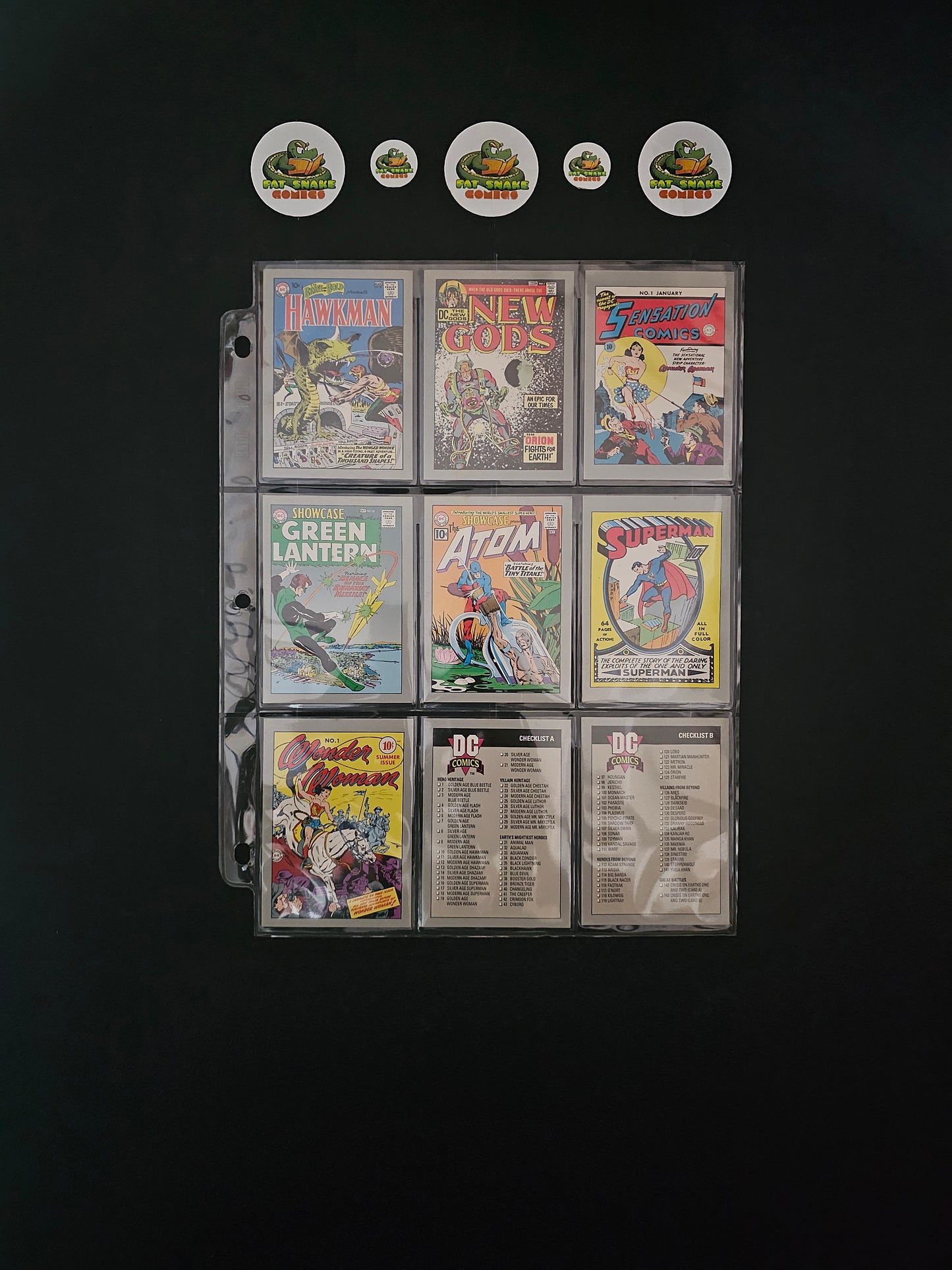 Impel DC Cosmic Series 1 (1992) Complete 180-Trading Cards