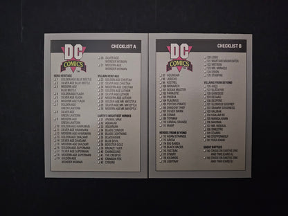 Impel DC Cosmic Series 1 (1992) Complete 180-Trading Cards
