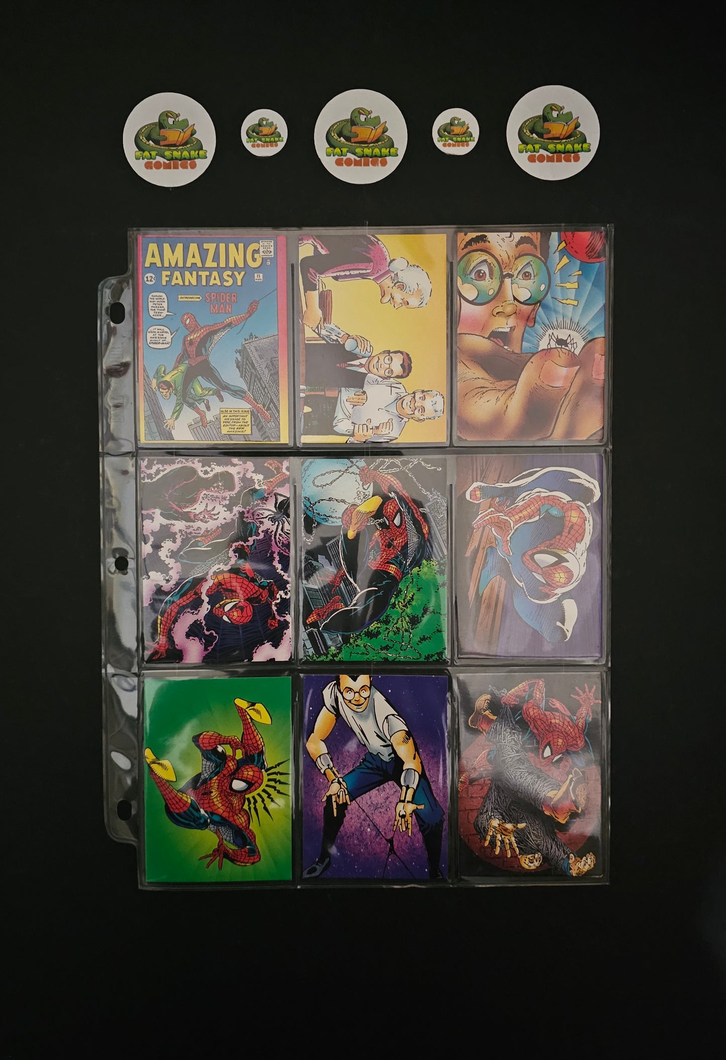 Marvel 39th Anniversary Amazing Spider-Man (1992) Complete High Grade 90-Trading Cards