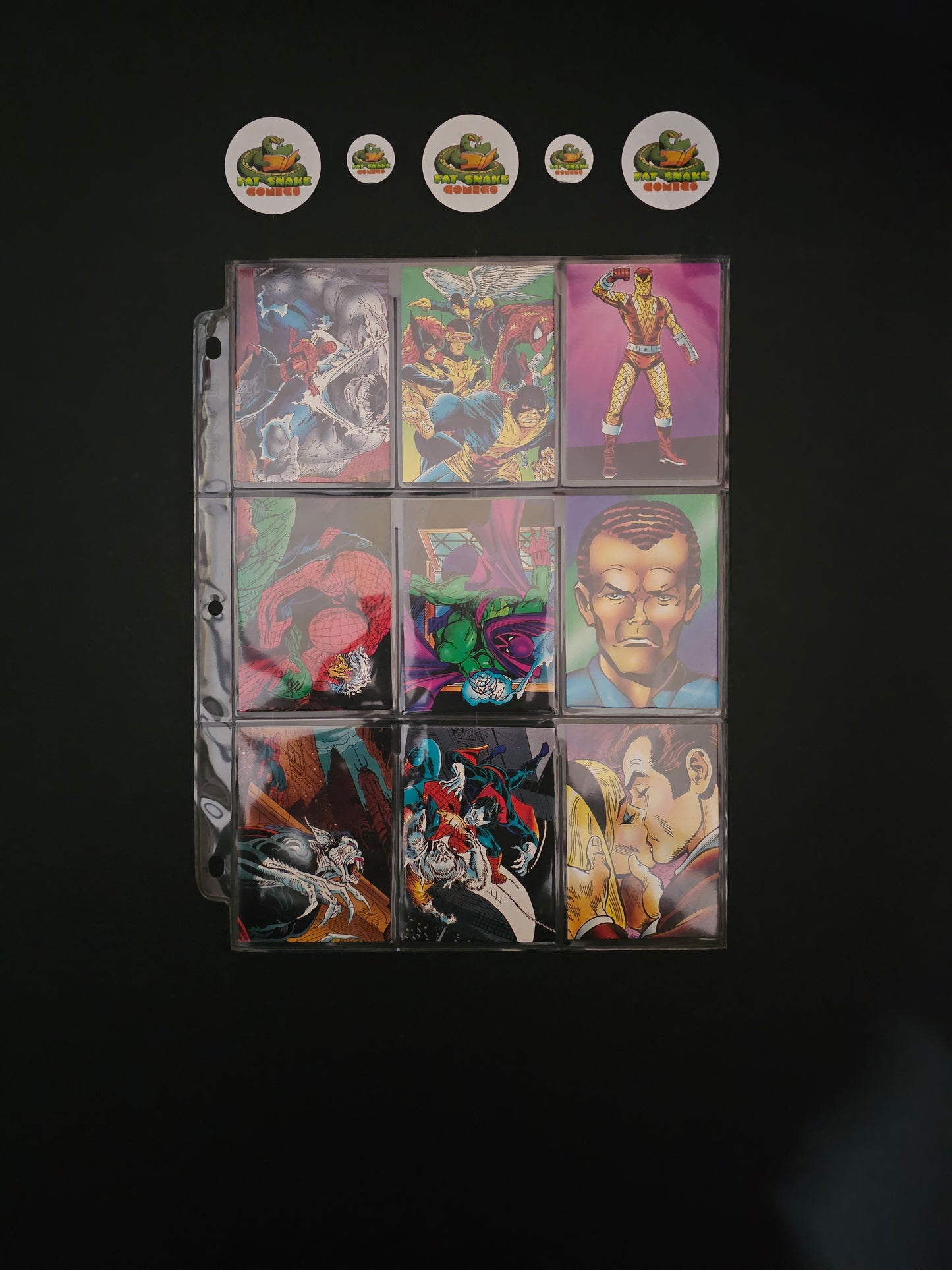 Marvel 39th Anniversary Amazing Spider-Man (1992) Complete High Grade 90-Trading Cards