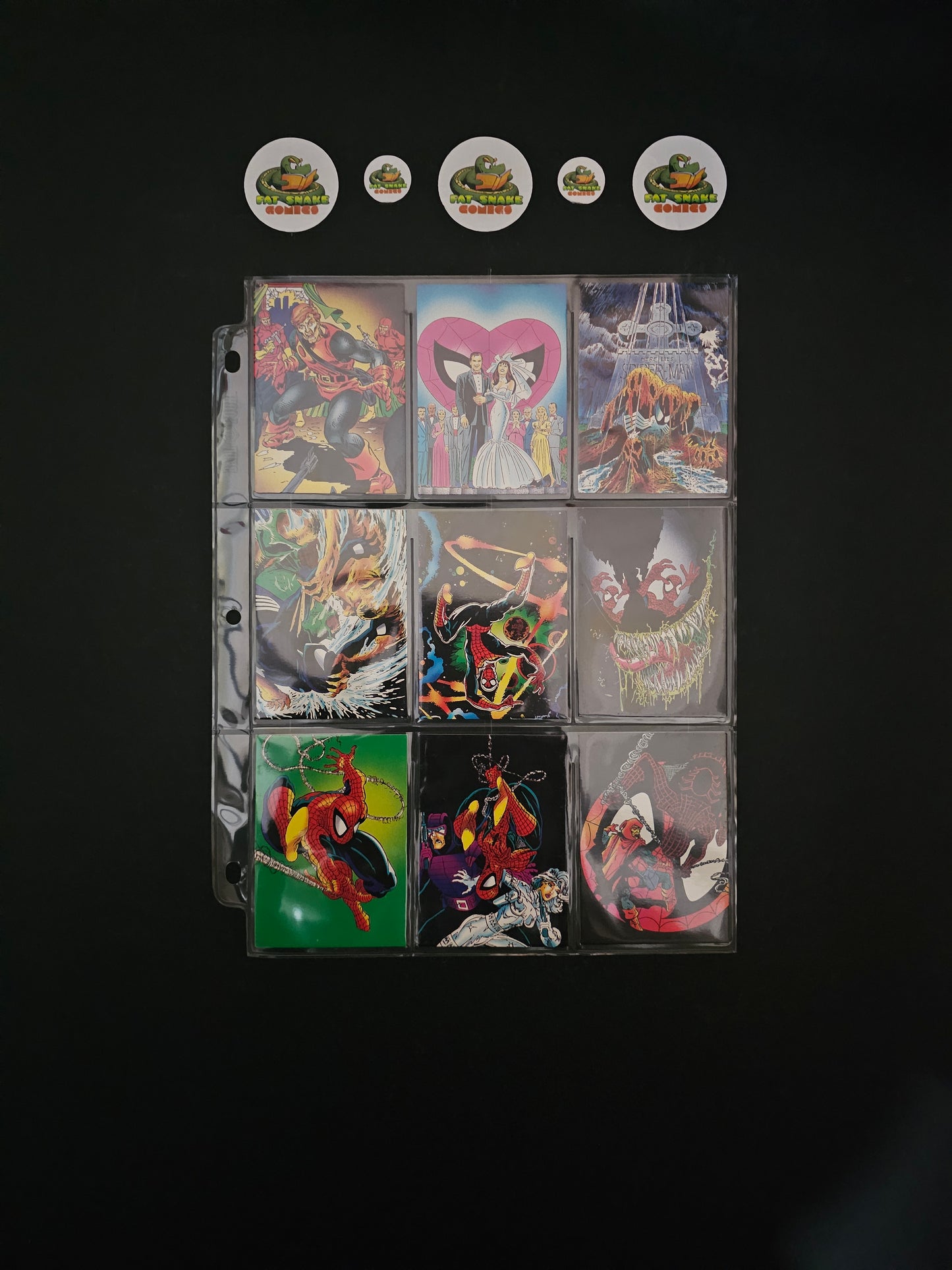 Marvel 39th Anniversary Amazing Spider-Man (1992) Complete High Grade 90-Trading Cards
