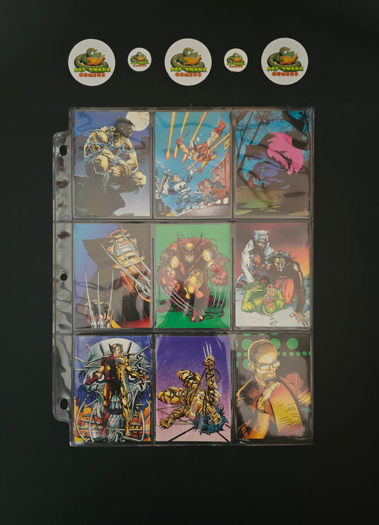 Wolverine "From Then Till Now" (1992) Series II Incomplete Trading Cards set