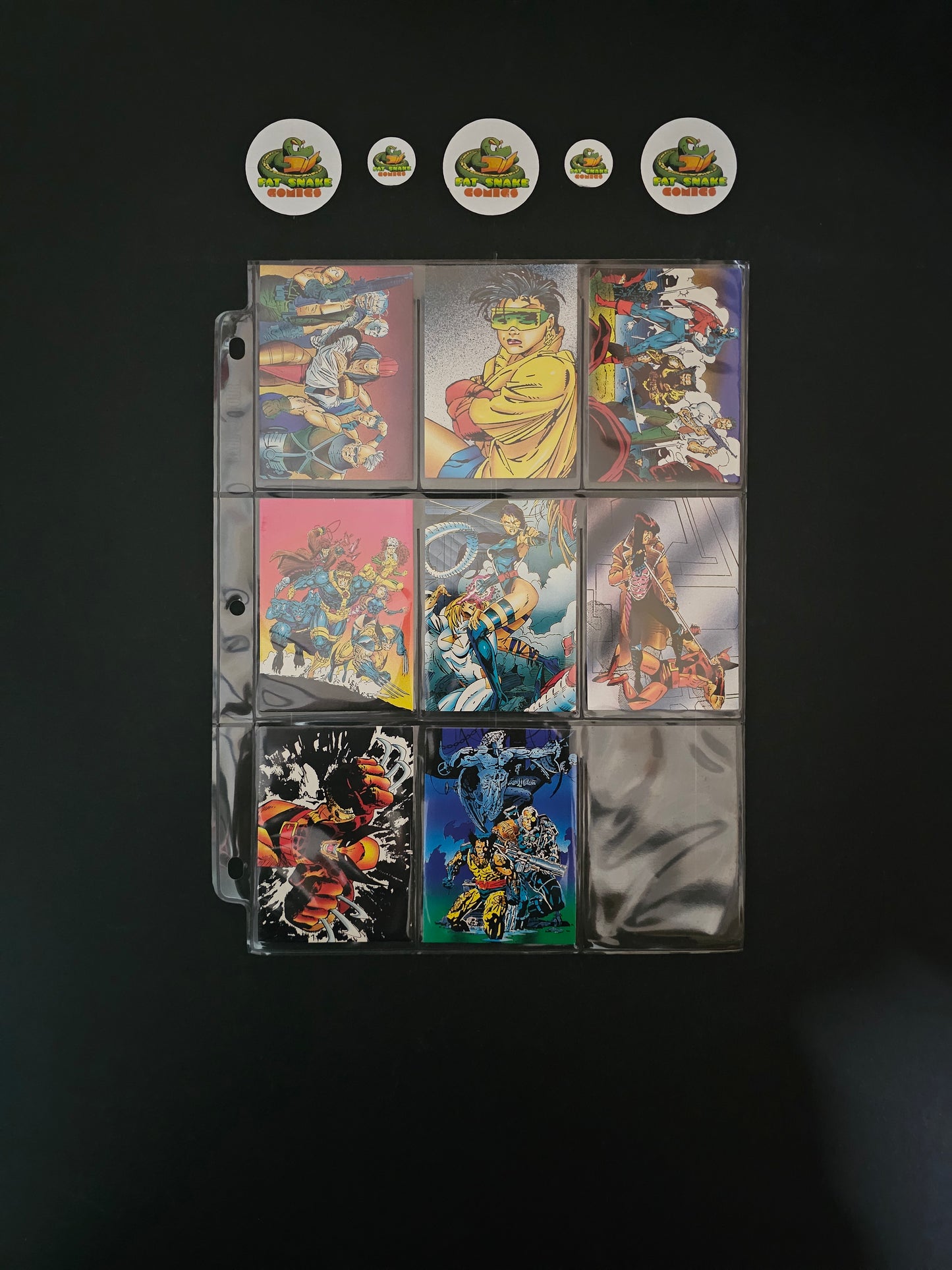 Wolverine "From Then Till Now" (1992) Series II Incomplete Trading Cards set