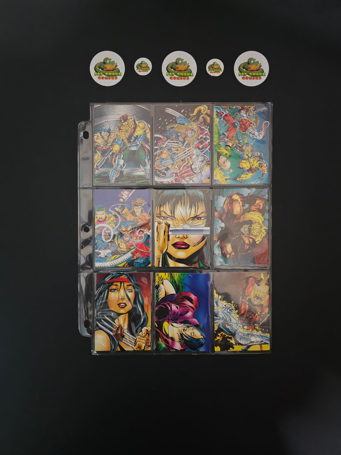 Wolverine "From Then Till Now" (1992) Series II Incomplete Trading Cards set