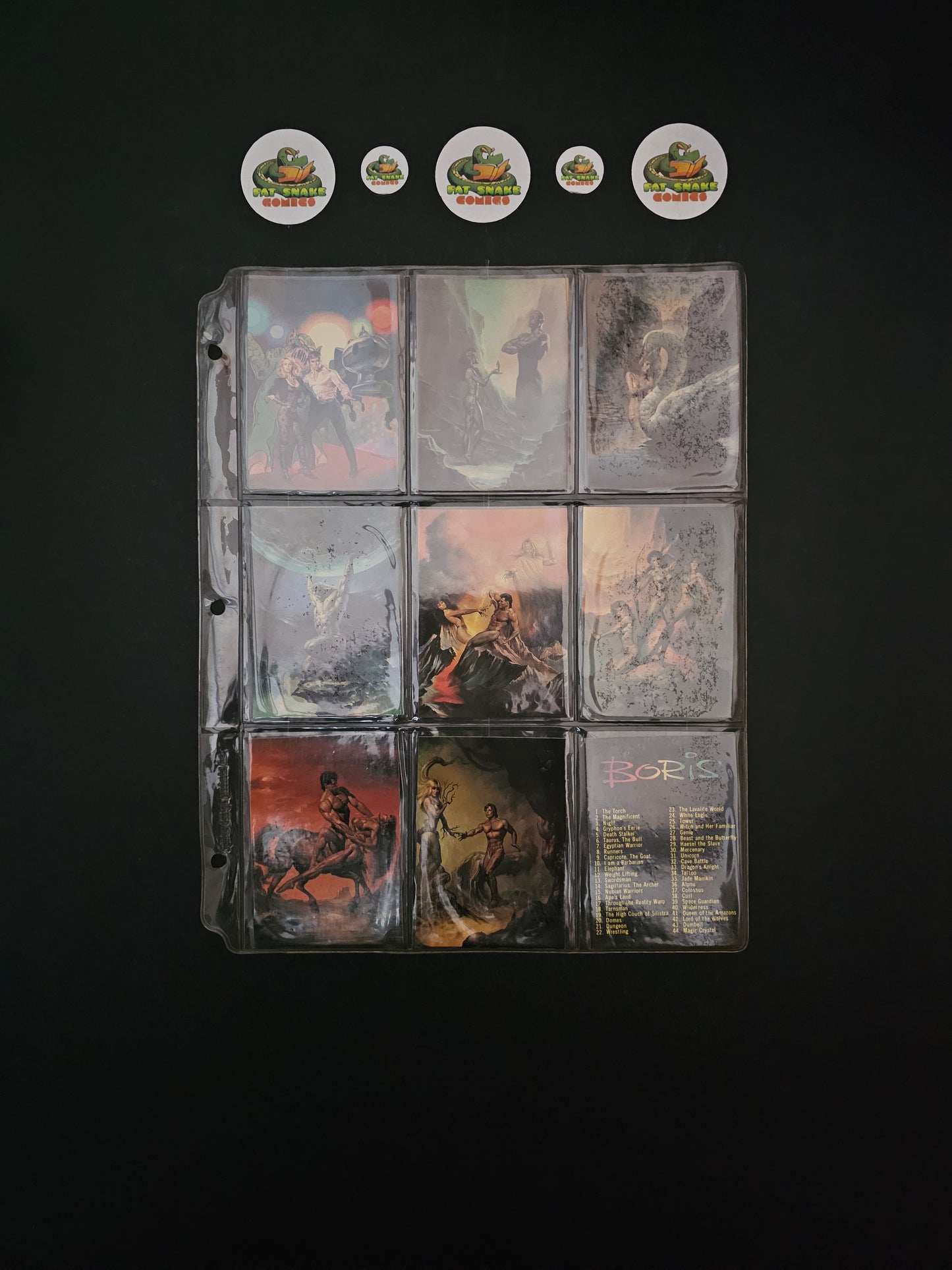 Boris Vallejo (1991) Complete Series I 1 to 90 Trading Cards