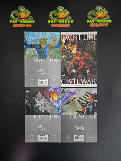 Civil War: Front Line (2006) #1-#11 Complete + 3 Variants