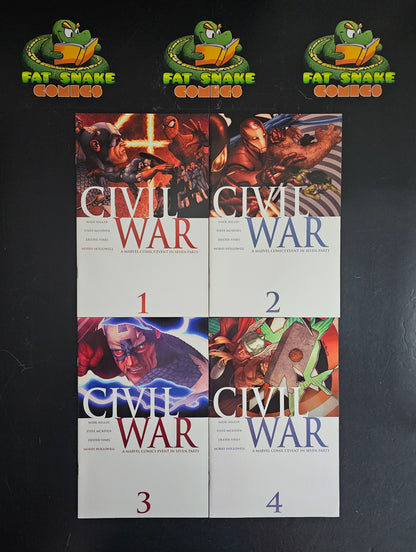 Civil War (2006) #1-#7 Complete High Grade Set