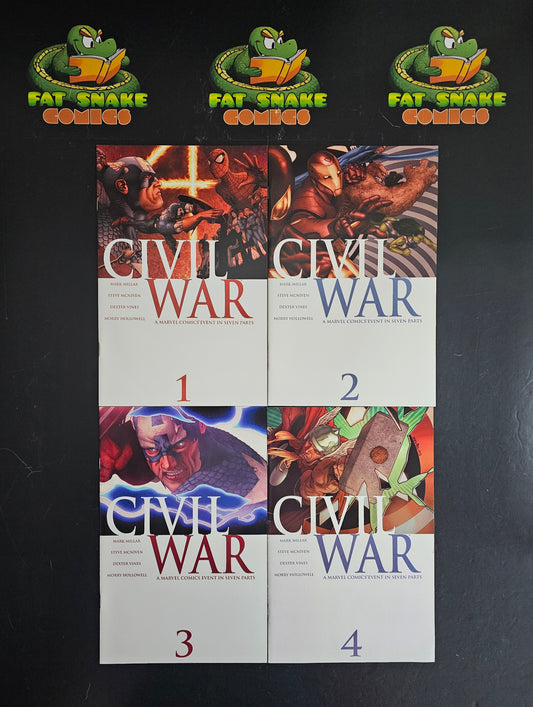 Civil War (2006) #1-#7 Complete High Grade Set