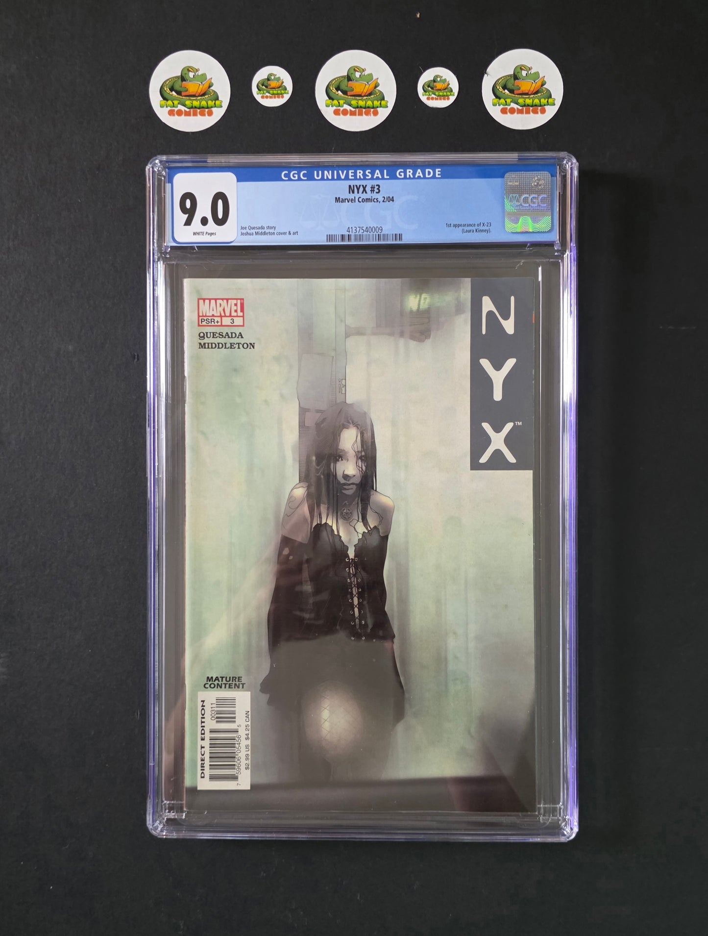 NYX (2004) #3 CGC 9.0 WP 1st Appearance of X23 (Laura Kinney)
