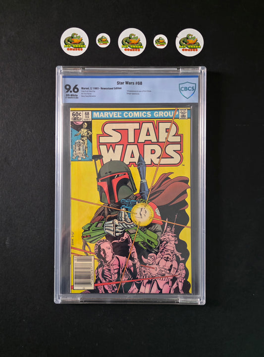 Star Wars (1983) #68 CBCS 9.6 Newsstand 1st Appearance & Cover of Fenn Shysa