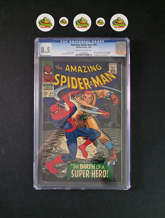 Amazing Spider-Man (1966) #42 CGC 8.5 Mary Jane's face revealed