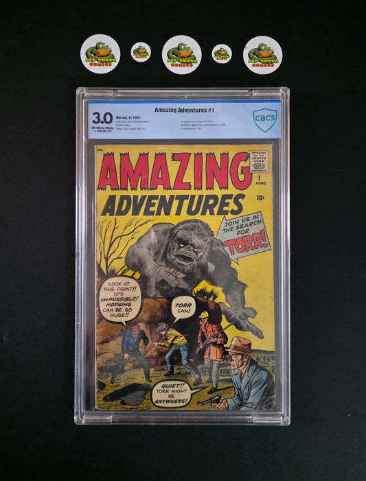 Amazing Adventures (1961) #1 CBCS 3.0 Origin & 1st Appearance of Dr. DOOM & Torr