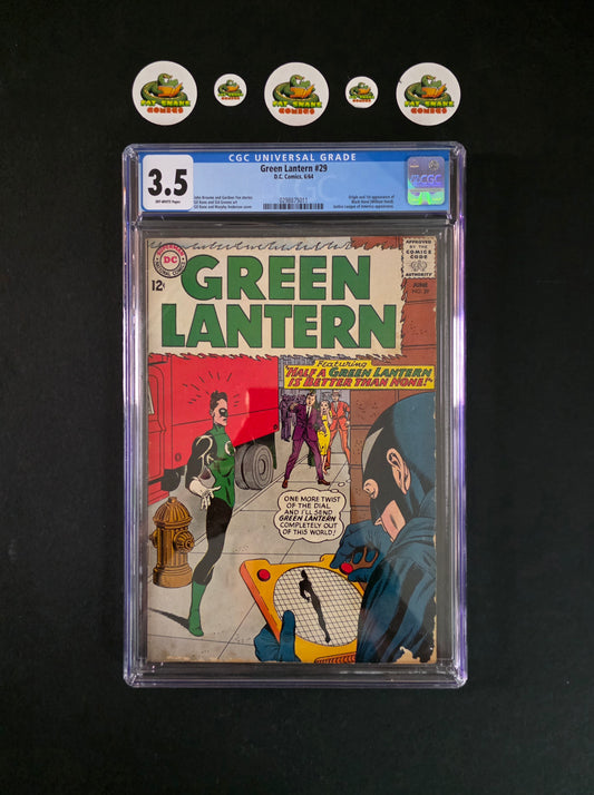 Green Lantern (1964) CGC 3.5 Origin & 1st Appearance of Black Hand (William Hand)