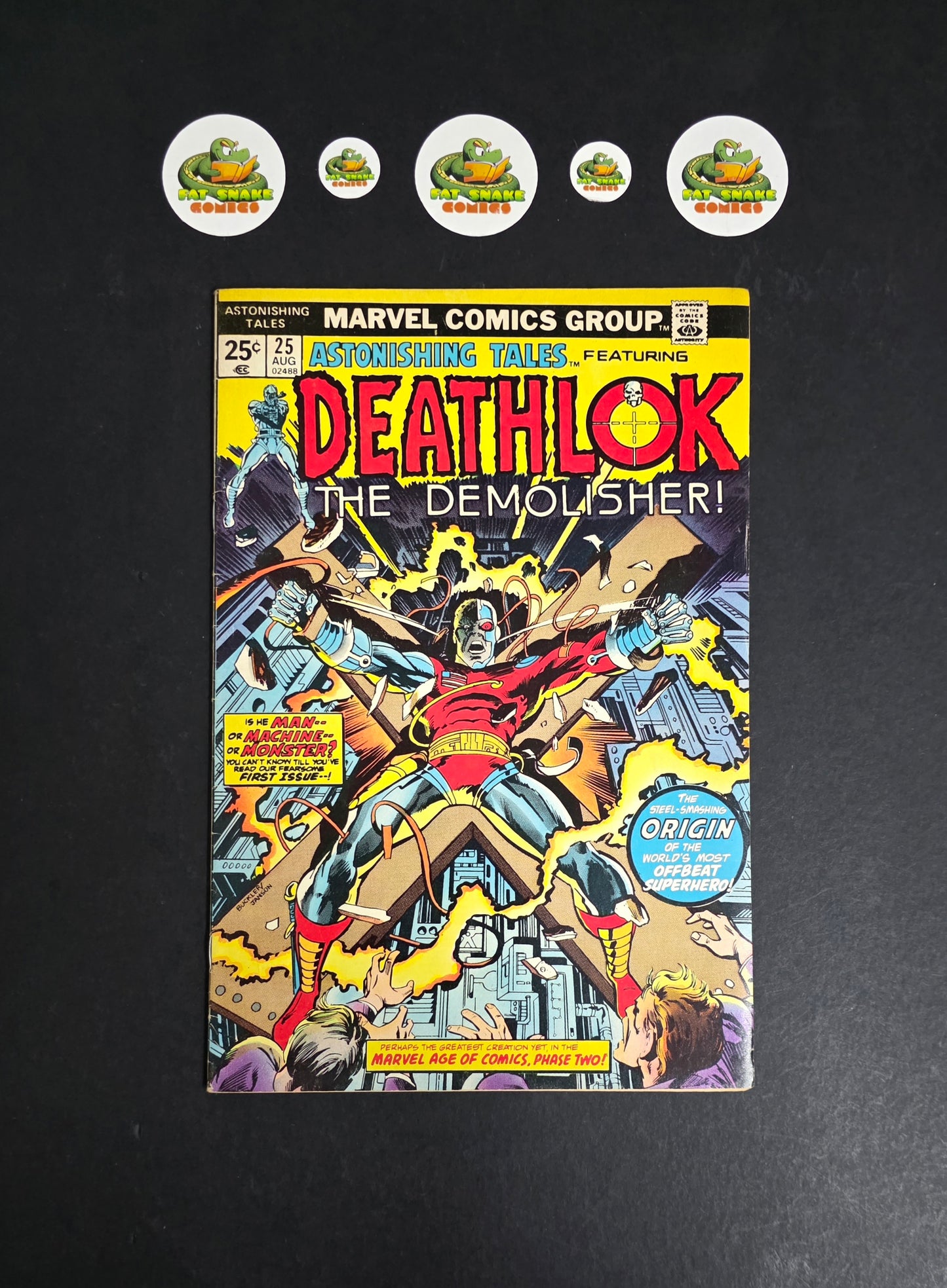 Astonishing Tales (1974) #25: 1st Appearance of Deathlok (Luther Manning) & Major Ryker