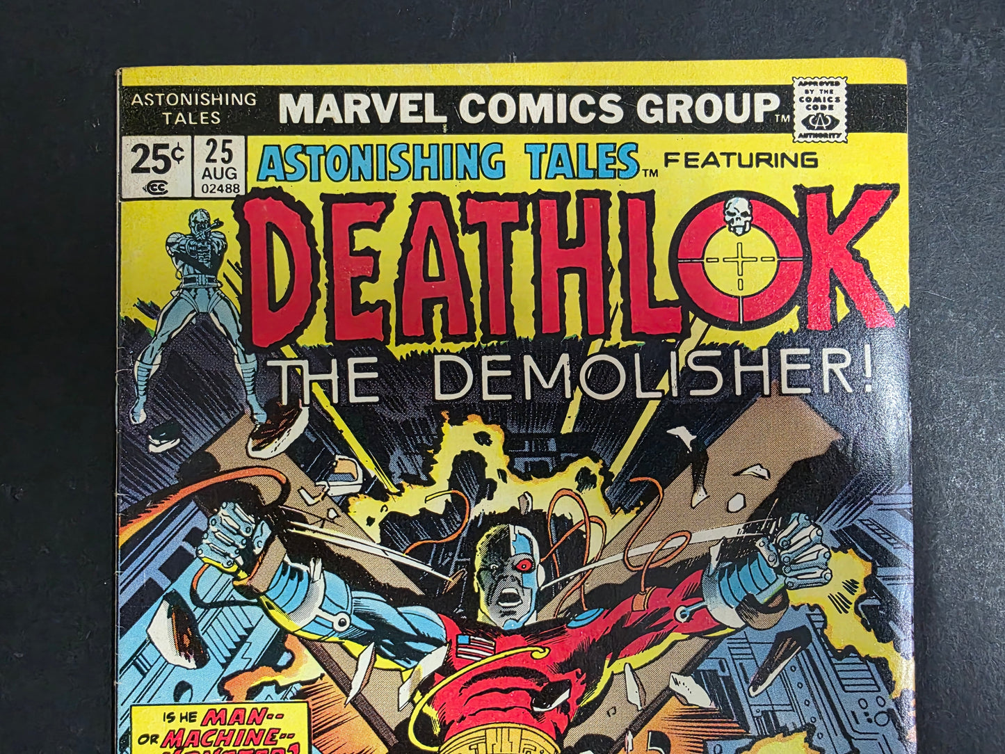 Astonishing Tales (1974) #25: 1st Appearance of Deathlok (Luther Manning) & Major Ryker