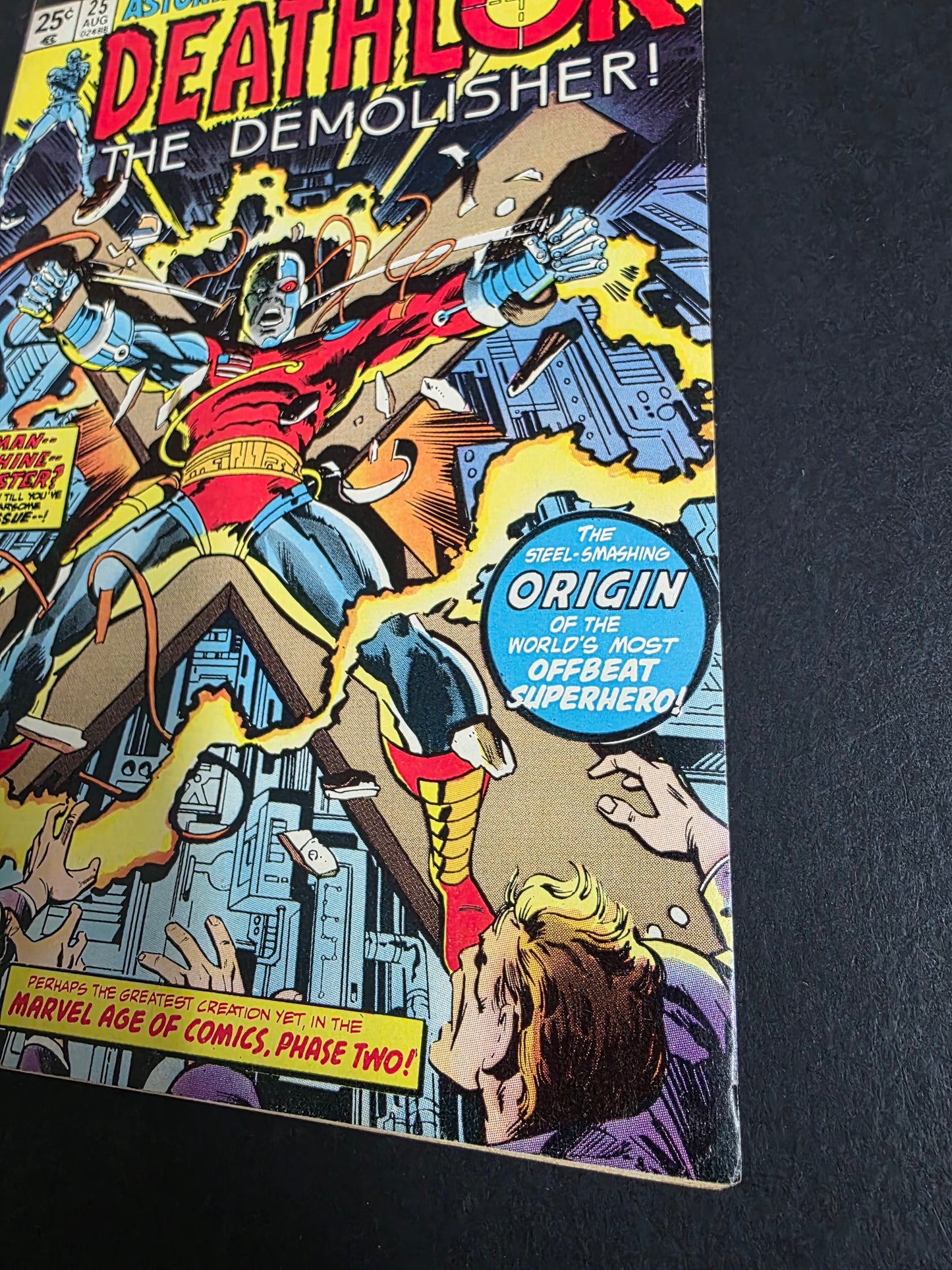 Astonishing Tales (1974) #25: 1st Appearance of Deathlok (Luther Manning) & Major Ryker