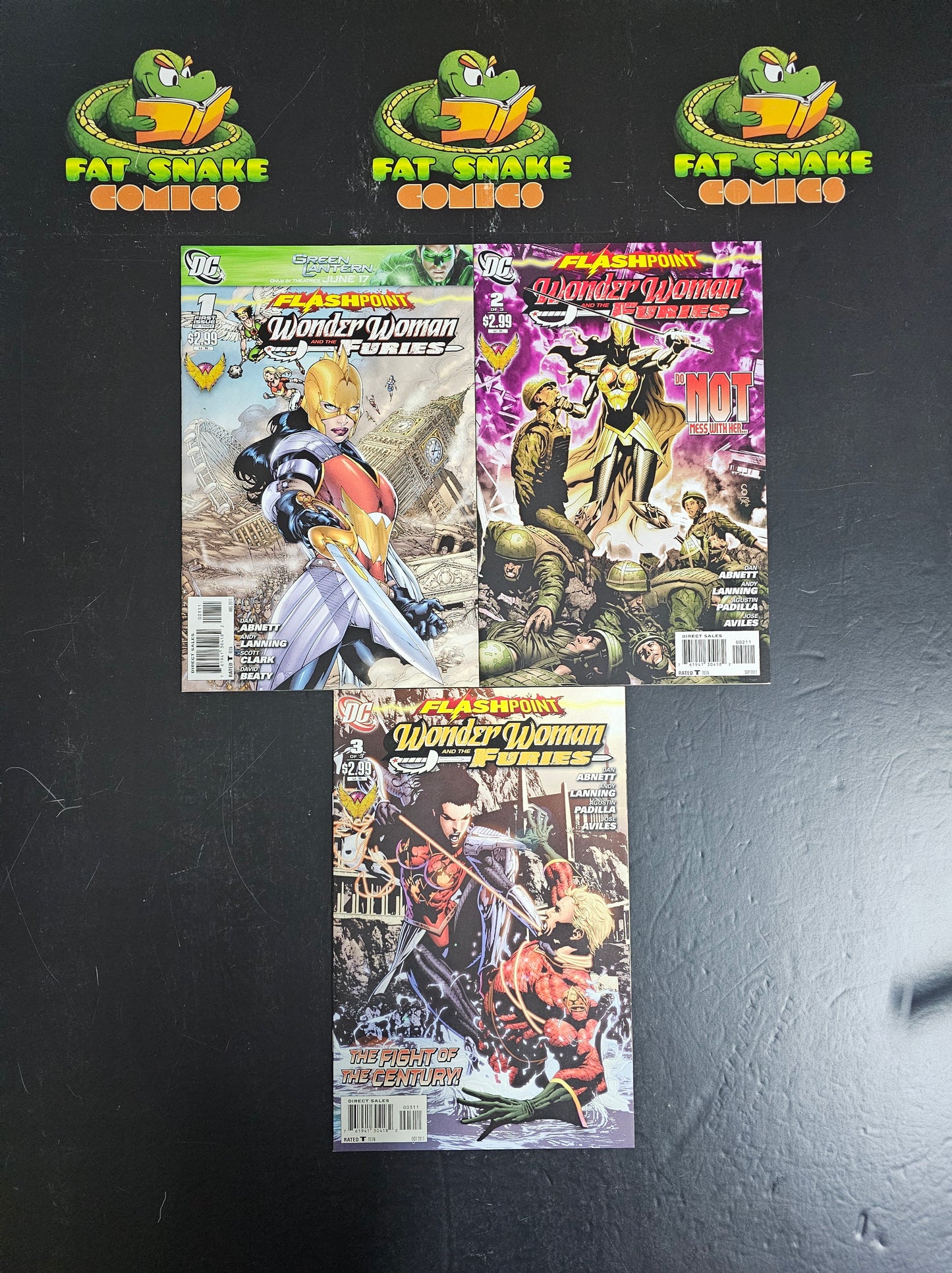 Flash Point: Wonder Woman & The Furies (2011) #1-#3 Complete