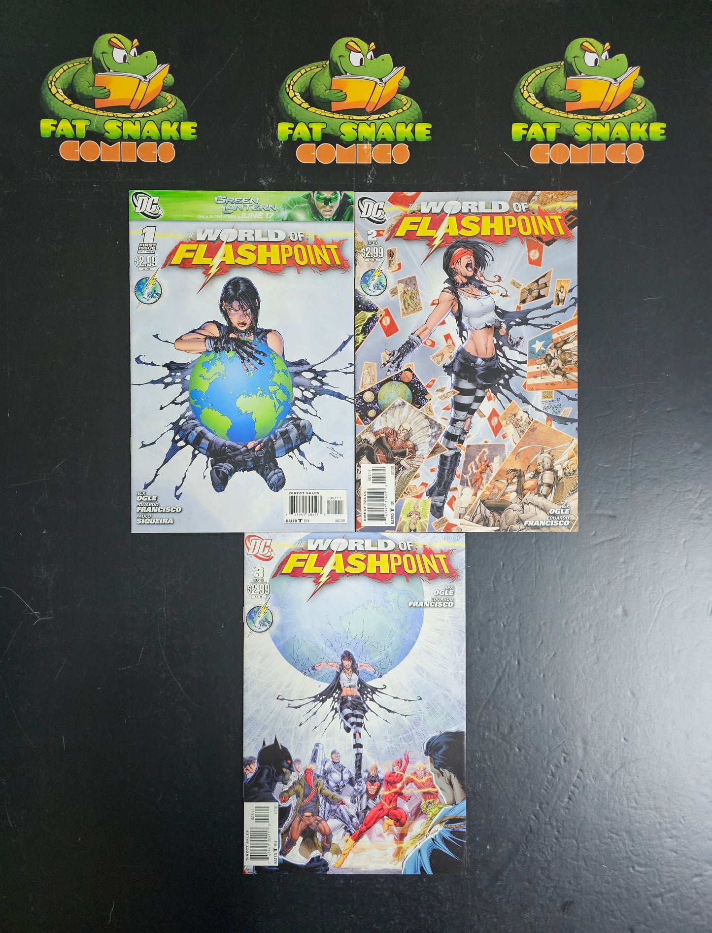 Flash Point: The World of Flashpoint (2011) #1-#3 Complete