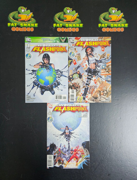 Flash Point: The World of Flashpoint (2011) #1-#3 Complete