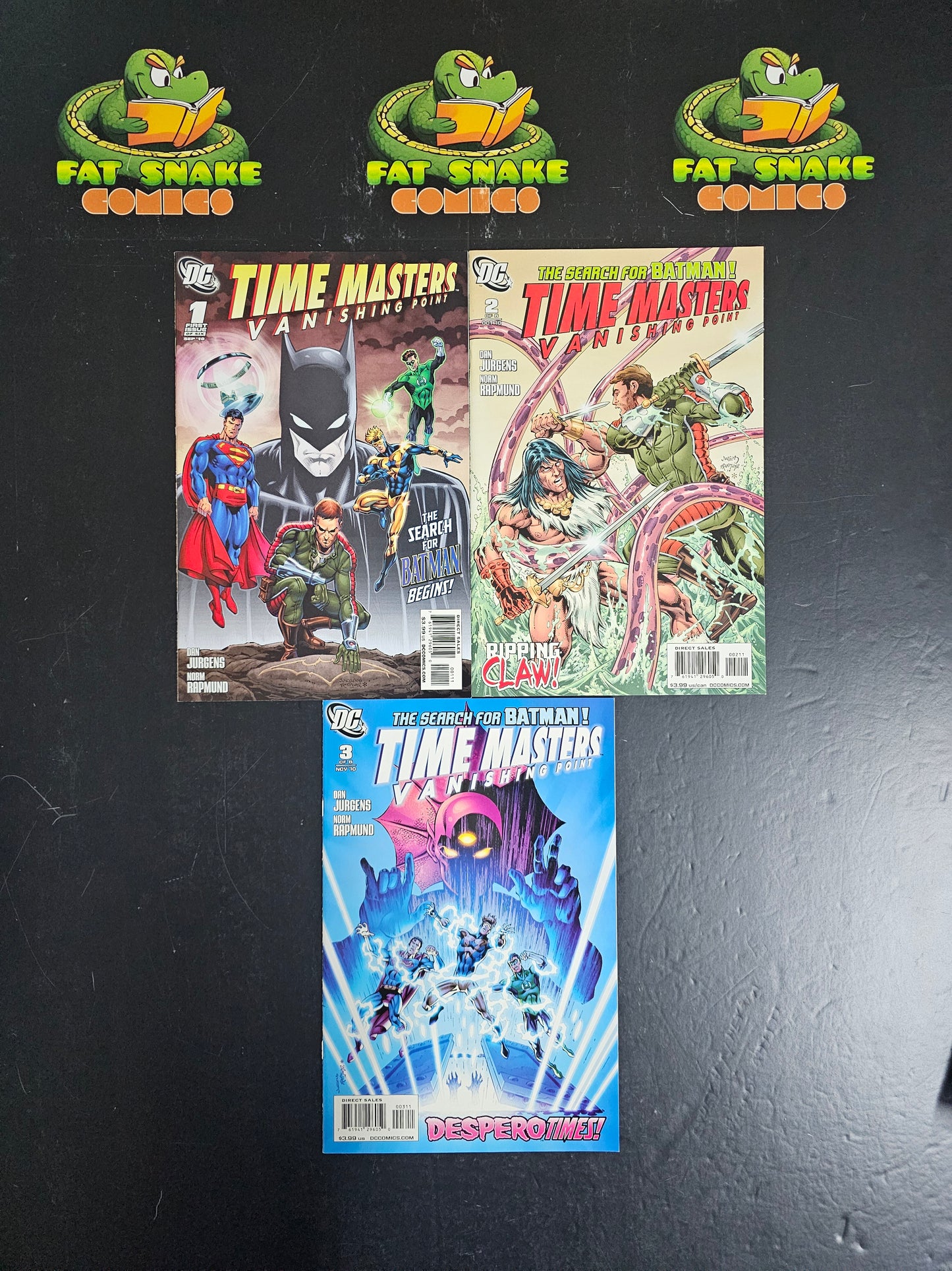 Time Masters: Vanishing Point (2011) #1-#6 Complete Run High Grade