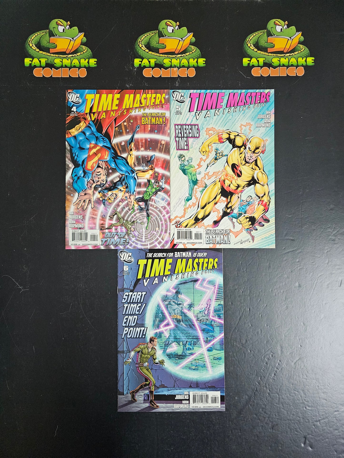Time Masters: Vanishing Point (2011) #1-#6 Complete Run High Grade