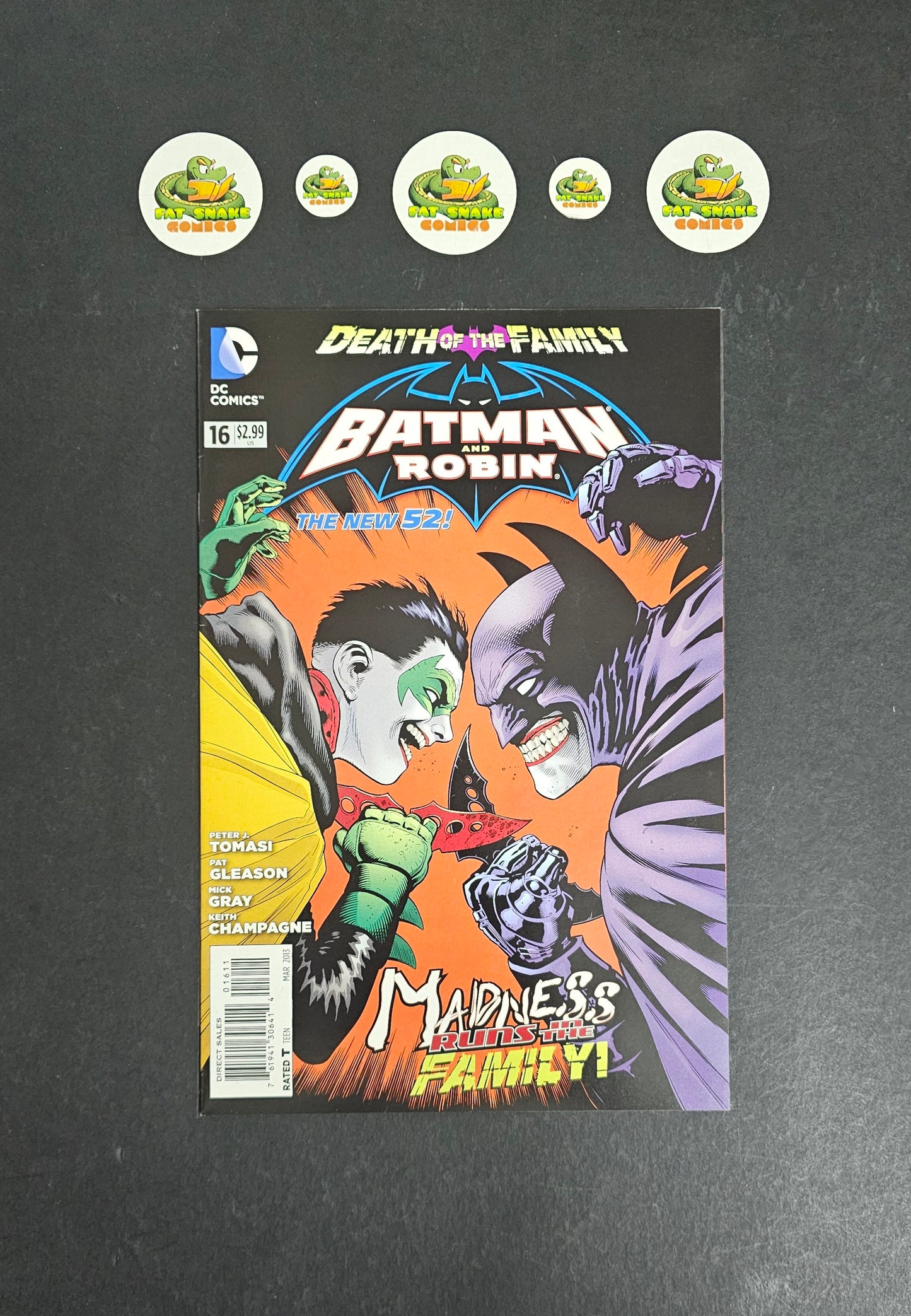 Batman & Robin N52 (2013) #16 Patrick Gleason Cover A