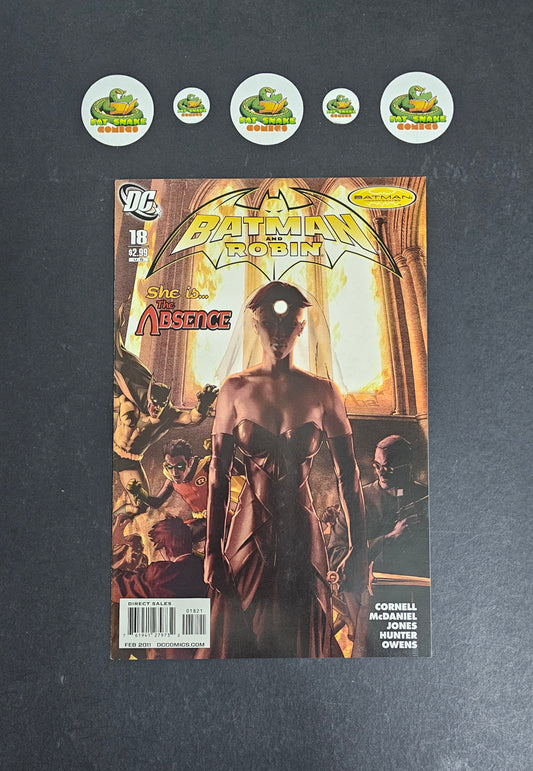 Batman & Robin (2011) #18 1st Cover Appeance of Absence