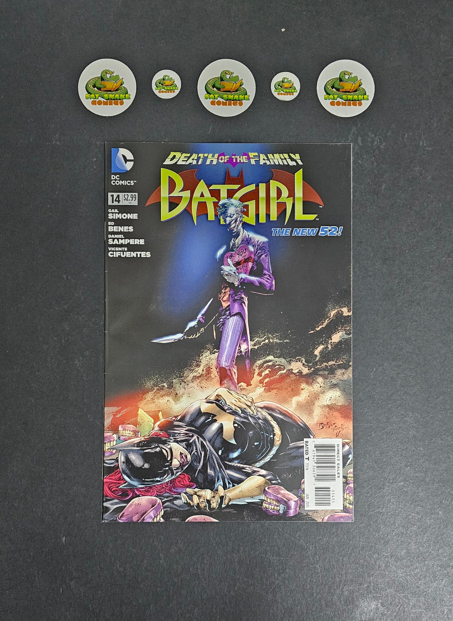 Batgirl N52 (2012) #14 Joker Appearance