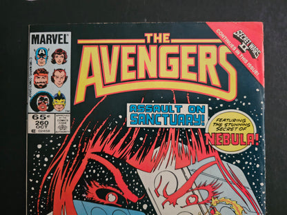 Avengers (1985) #260: 1st Cover Appeance of Nebula Newsstand