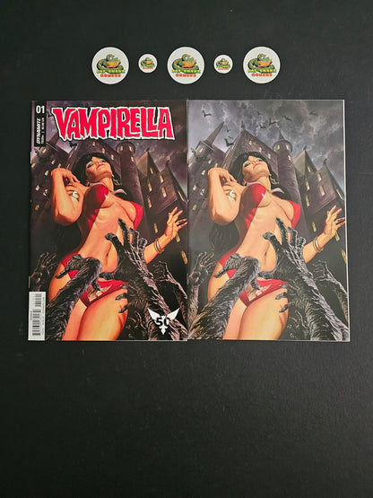 Vampirella (Vol. 5) #1 Alex Ross Cover B & "Virgin" set