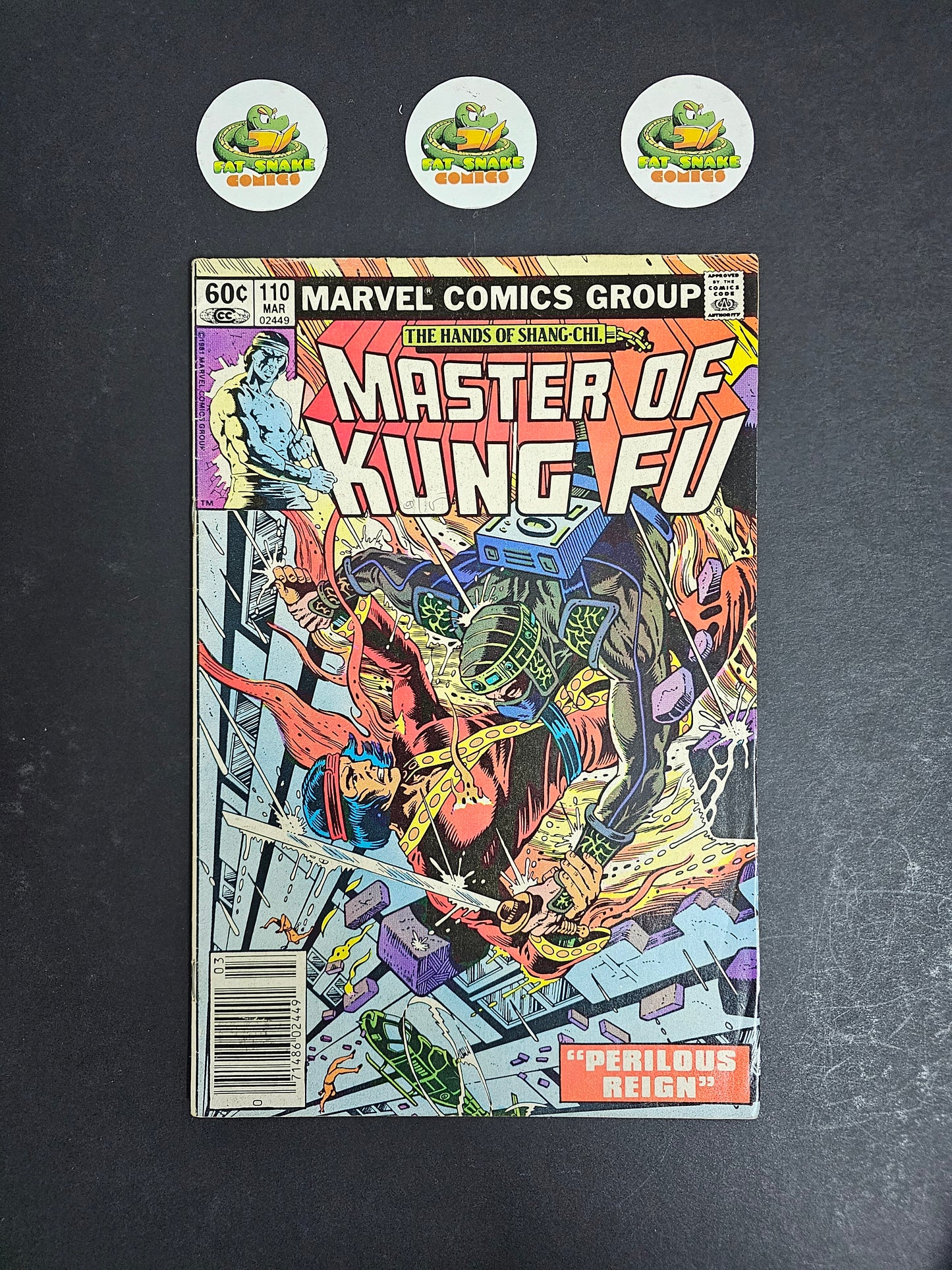 Master of Kung Fu (1982) #110 Mid Grade Newsstand Edition