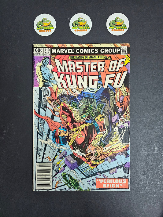 Master of Kung Fu (1982) #110 Mid Grade Newsstand Edition