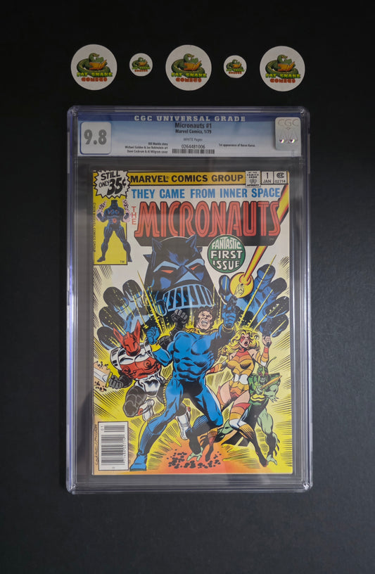 Micronauts (1979) #1 : CGC 9.8 WP