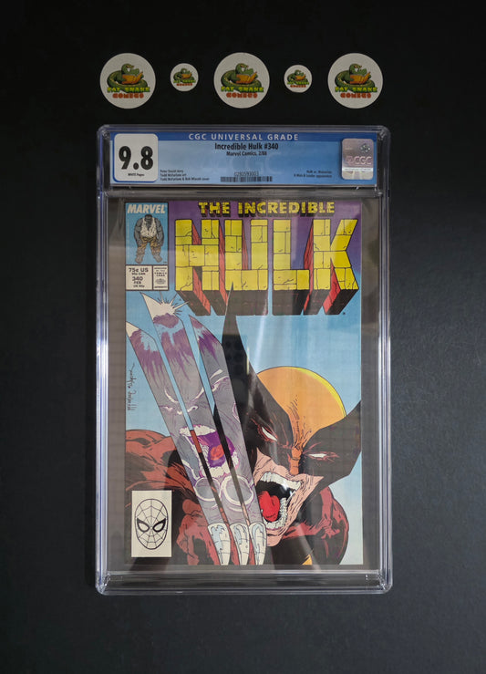 Incredible Hulk (1988) #340 CGC 9.8 WP Iconic Todd McFarlane's Cover
