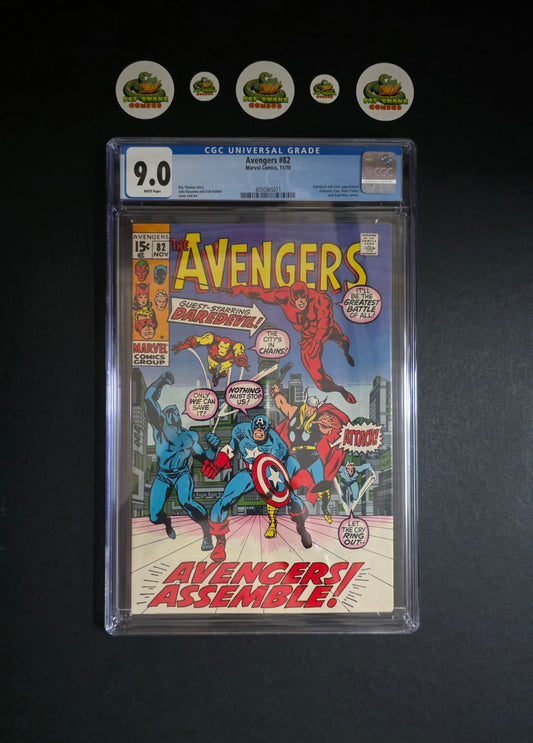 Avengers (1970) #82 CGC 9.0 White Pages