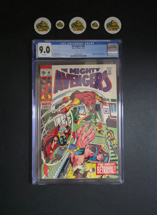 Avengers (1969) #66 CGC 9.0 1st Appearance of Adamantum
