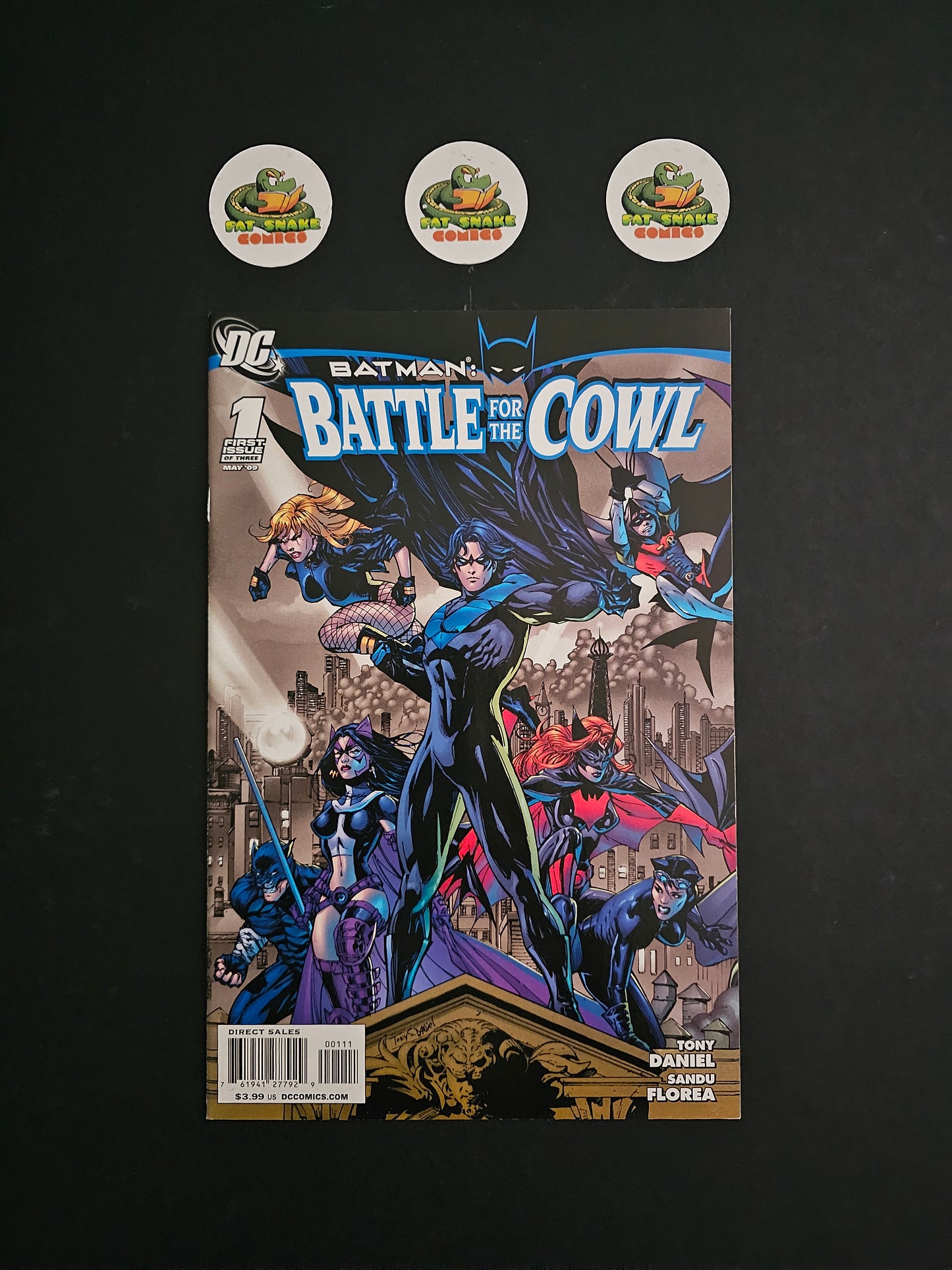 Battle for the Cowl (2009) #1 to #3 1st Appearance of Jeremiah Arkham