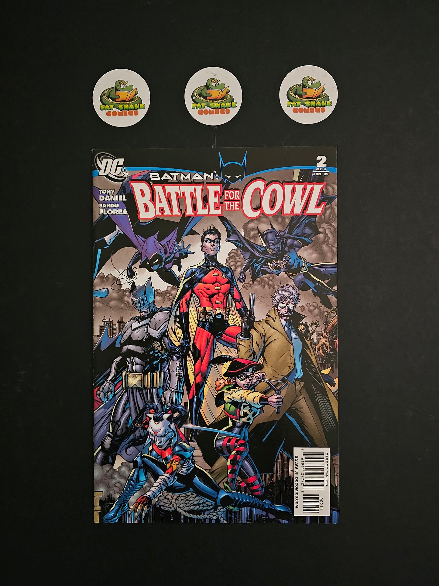 Battle for the Cowl (2009) #1 to #3 1st Appearance of Jeremiah Arkham