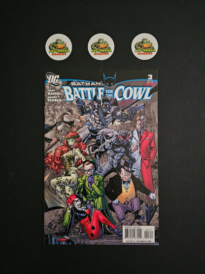 Battle for the Cowl (2009) #1 to #3 1st Appearance of Jeremiah Arkham